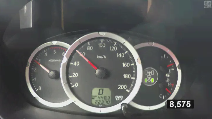Mistubishi L200 (500 kg load) Acceleration 0-100 km/h (Measured by Racelogic)