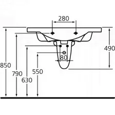 Полупьедестал IDEAL STANDARD MOTION W310401