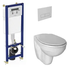 Ideal Standard Ecco W770001 Инсталляция с унитазом