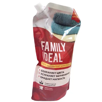Гель для стирки Family ideal 1л дой-пак для цветного