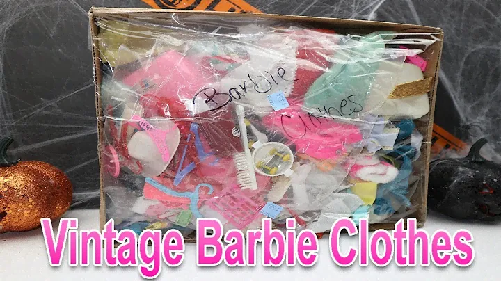 Thrift Haul | Box of Vintage Barbie Clothes