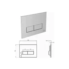 Рамная инсталляция Ideal STANDARD W3710AA синий/хром